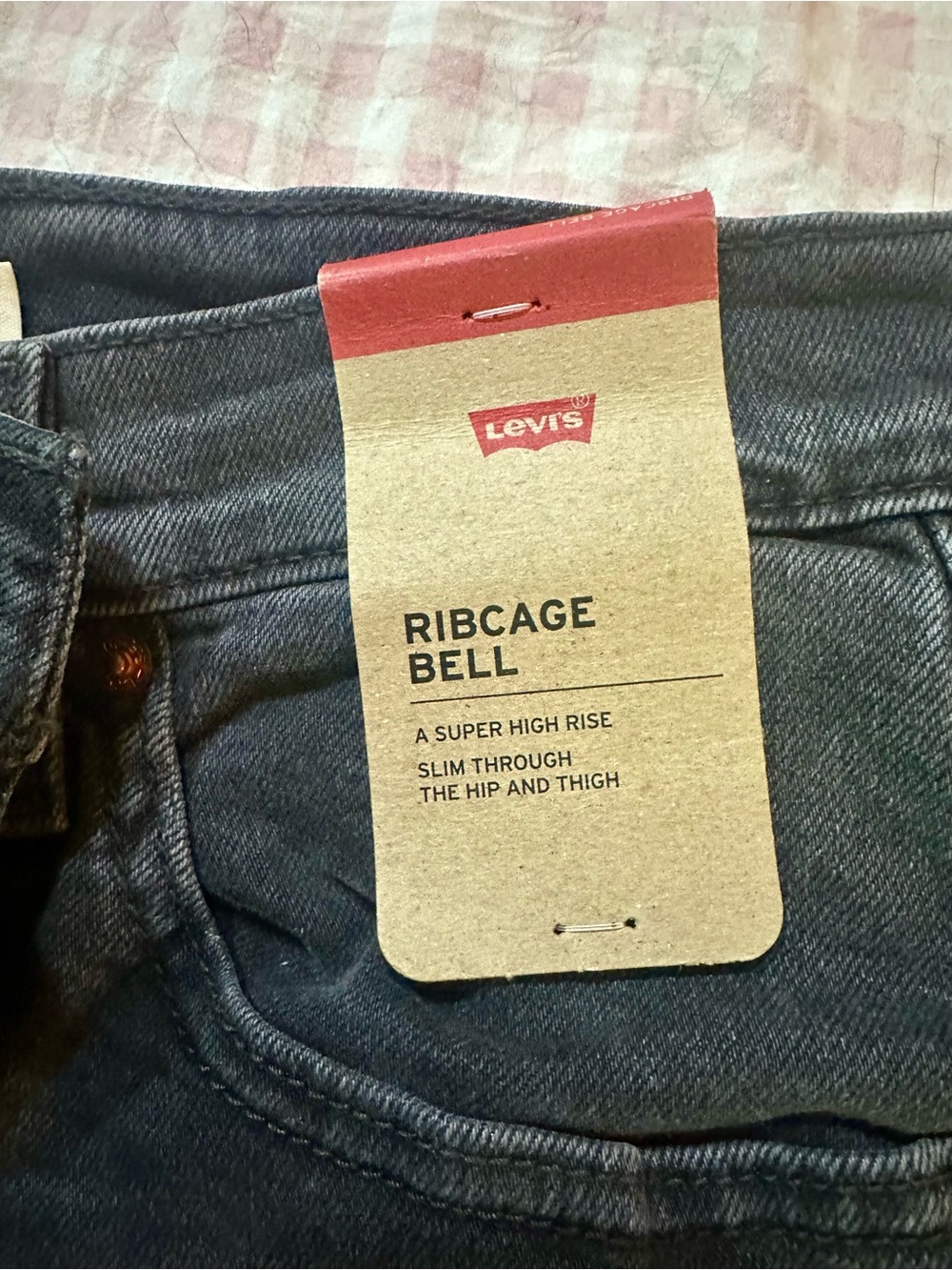 Levi's Black Ribcage Bell 31x32 - Picture 2 of 3